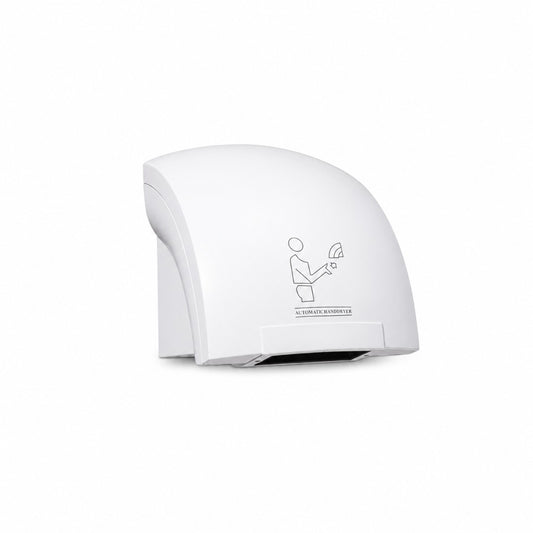 High-Speed Automatic Wall-Mounted Hand Dryer – Touchless Electric Hand Dryer with Premium White Finish
