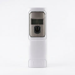 Digital LCD Automatic Aerosol Air Freshener Dispenser – Programmable Wall-Mounted Fragrance Spray Machine (White Finish)