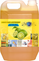 Active Gel Dish Wash Liquid – Lemon Dish Cleaner Concentrate | 5 Litre