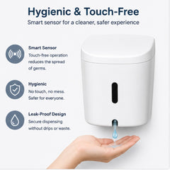 Wall-Mounted Smart Sensor Soap Dispenser – 500ml Automatic Hand Sanitizer Machine