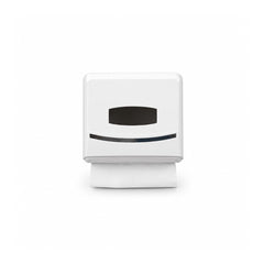 Wall-Mounted Folded Paper Towel Dispenser – Large Capacity ABS Tissue Dispenser with White Finish